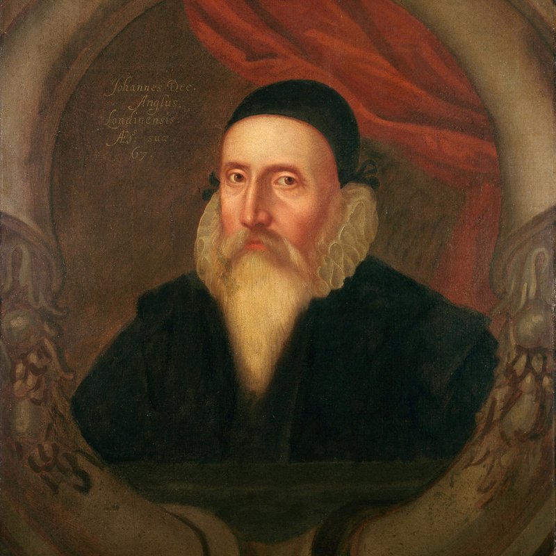 Portrait of John Dee (c.1594, Ashmolean Museum, Oxford)