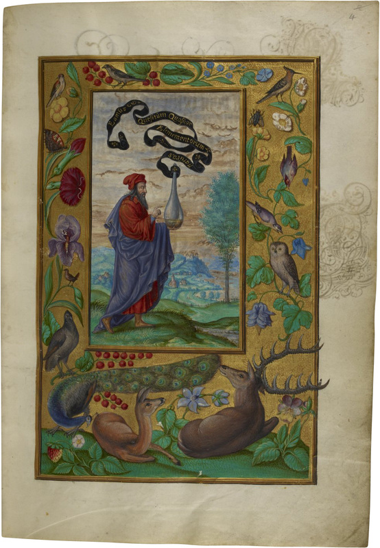 Splendor Solis Plate II — The Philosopher (Chokmah)