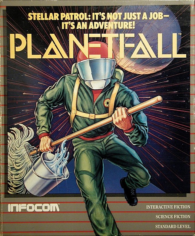 Planetfall (Infocom, 1983) - Box Art