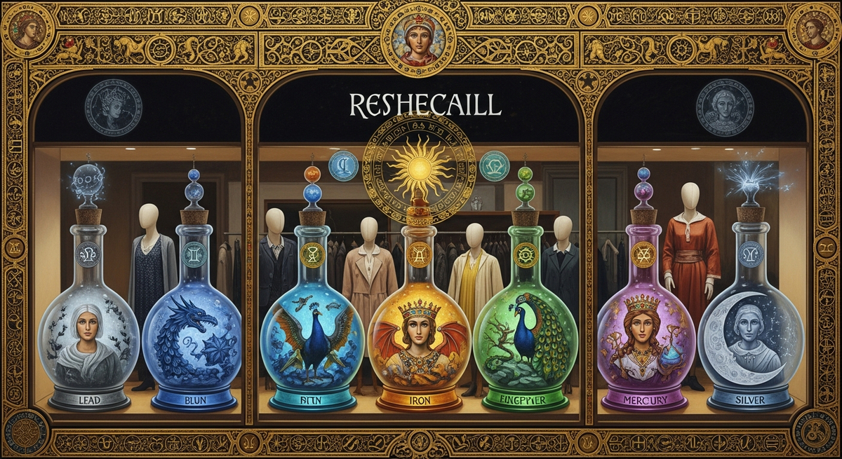 The Seven Flasks in the Department Store