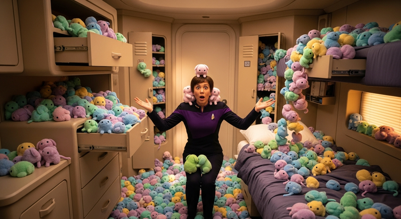 Tribbles spilling from every drawer