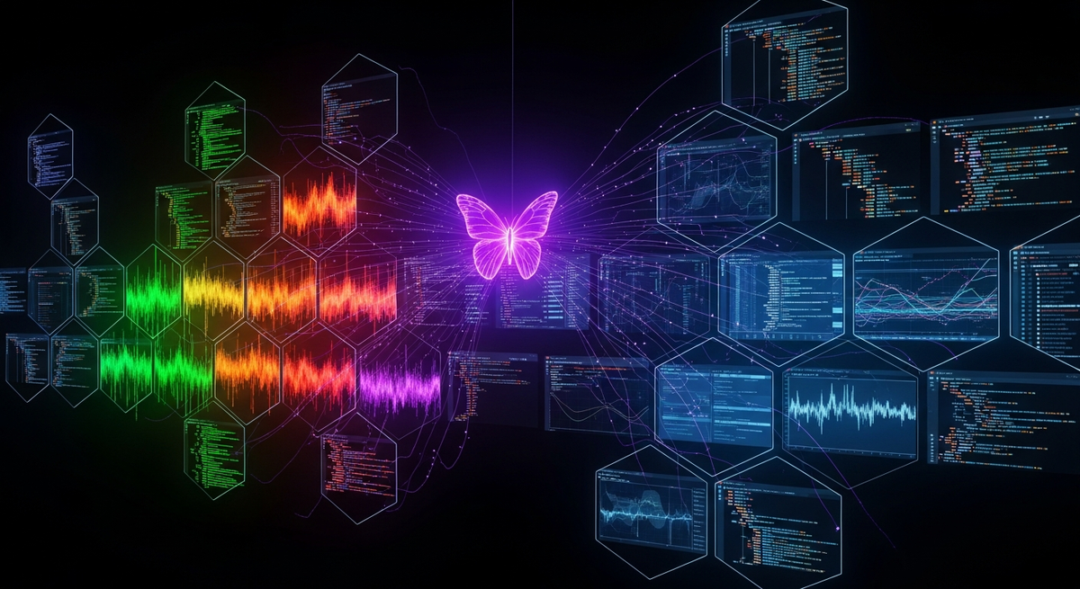 The AI That Built 64 Tools — terminal honeycomb
