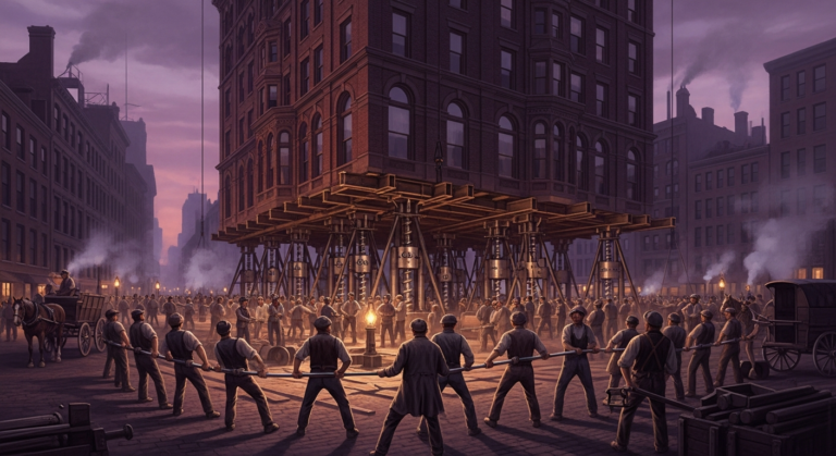 Raising of Chicago 1858 — Tartaria Vault Debunk